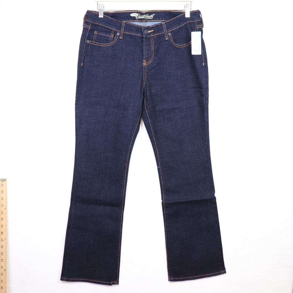 OLD NAVY Dark‎ Blue The Sweetheart Bootcut Jeans 12 Petite